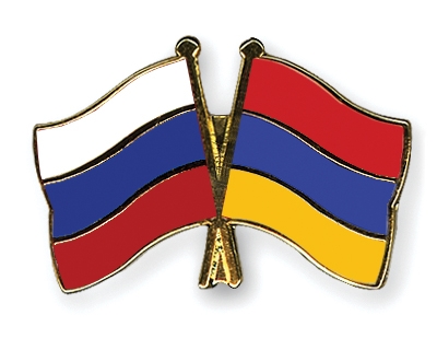 The prime ministers of Armenia and Russia meet