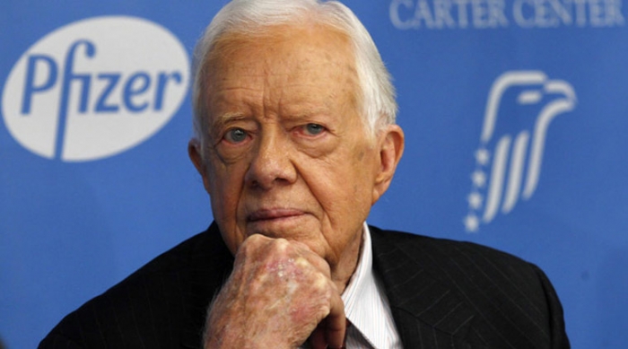 Former U.S. President Carter hospitalized over dehydration in Canada