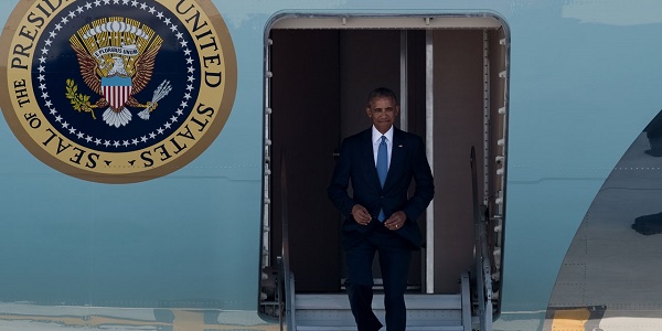 G20 : Arrivée de Barack Obama à Hangzhou pour sa dernière visite en Chine