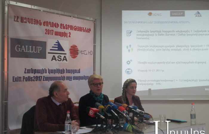 ORO, ANC, Communist Party and Free Democrats not to enter Armenian National Assembly: Gallup