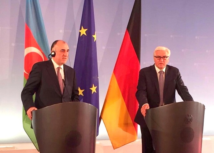 Le MAE azerbaïdjanais a rencontré Frank-Walter Steinmeier 