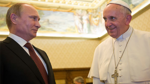 Putin and Pope hold talks at United Nations