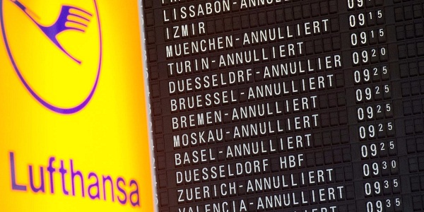 Lufthansa annule environ 1.700 vols mardi et mercredi