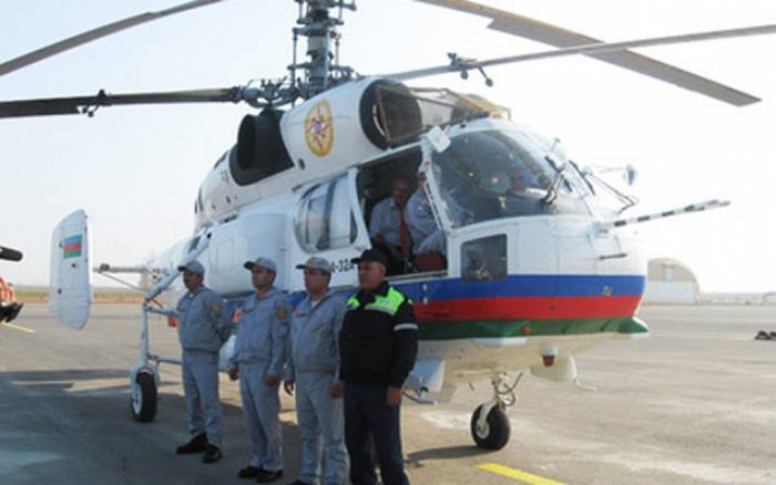 FHN-in helikopteri Gürcüstana köməyə gedib