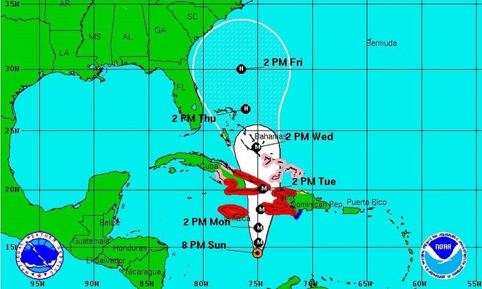 Poderoso huracán Matthew continúa acechando mientras se acerca a Haití, Jamaica y Cuba  