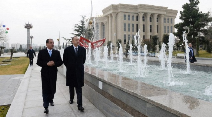 Ilham Aliyev a visité Gandja