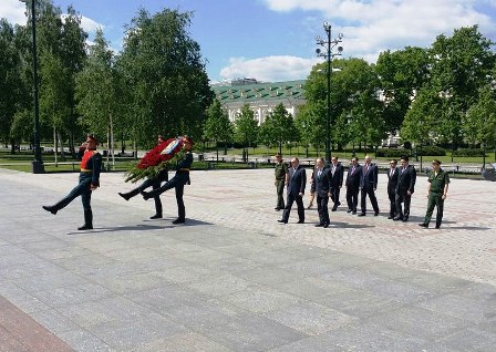 Məmmədyarovun Moskva səfəri başladı - Fotolar