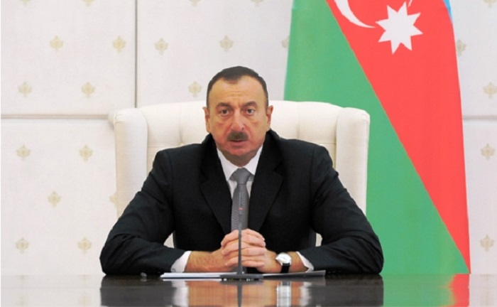 Präsident Ilham Alijew kondolierte sein Beileid