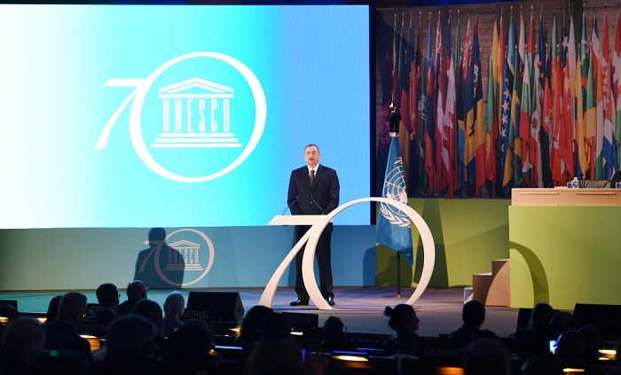 Aserbaidschan ist der Spender von UNESCO - Ilham Aliyev