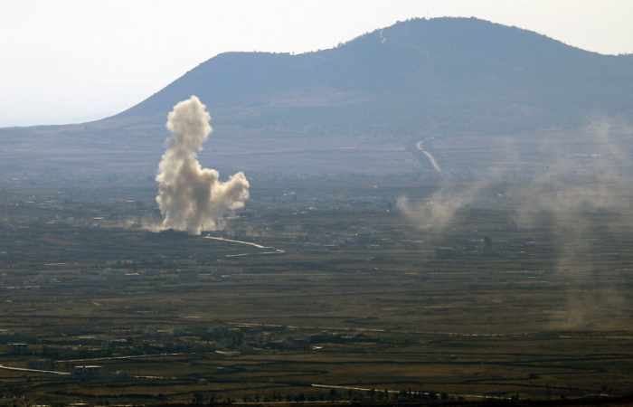 Israël: un obus lancé de la Syrie a explosé sur le plateau du Golan