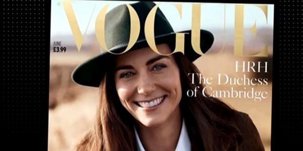 Kate Middleton pose pour les 100 ans de "Vogue"