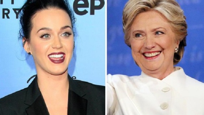 Hillary Clinton lobt Katy Perry