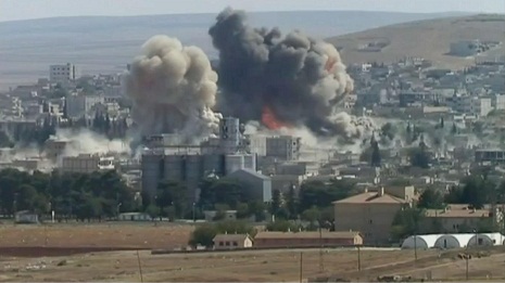 Fresh explosion rocks Syrian town of Kobane on Turkish border