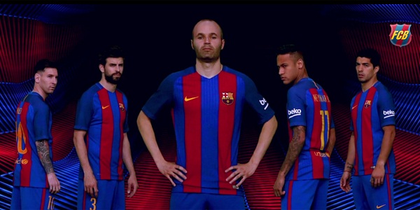 Le FC Barcelone dévoile son nouveau maillot
