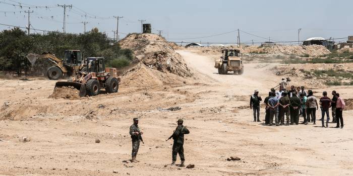 Le Hamas construit une zone tampon à la frontière entre Gaza et l'Égypte