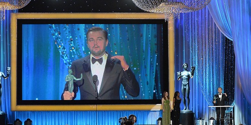 Leo DiCaprio et Brie Larson récompensés aux SAG Awards