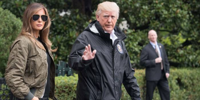 Les Trump donnent un million de dollars après Harvey