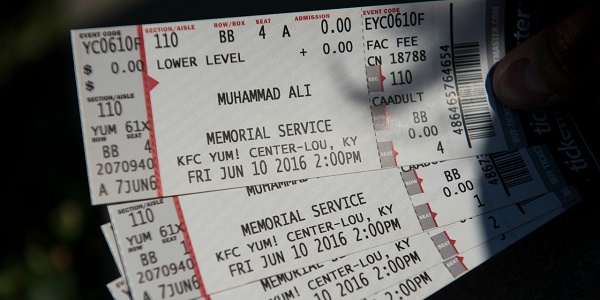 Des billets pour les obsèques de Mohamed Ali vendus au noir