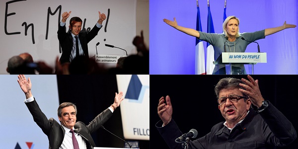 Les principaux candidats à l`élection présidentielle de 2017