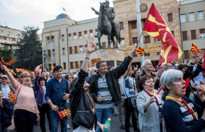 Macédoine: la droite reprend ses manifestions à Skopje