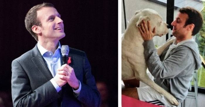 Emmanuel Macron : le nom de son chien fait polémique !