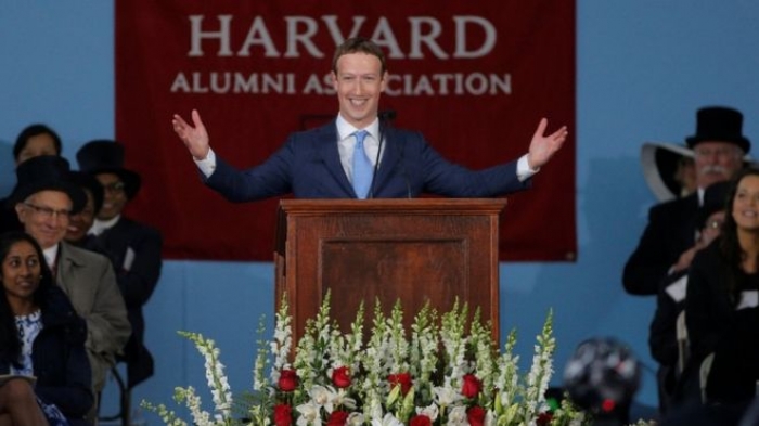 Mark Zuckerberg gets honorary Harvard degree after dropping out
