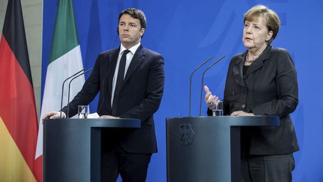 Merkel y Renzi se reúnen mañana en la sede de Ferrari y tras el terremoto