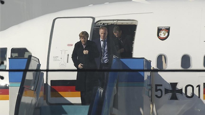 Merkel arrive à Ankara pour une visite officielle