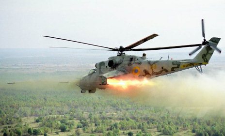 Ukrayna hərbçilərinin helikopteri vuruldu