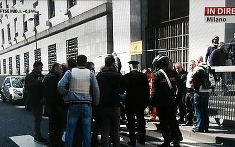 Fatal shooting at Palace of Justice in Milan, Italy - VIDEO