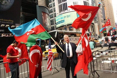 Azerbaijani, Turkish diasporas to protest "Armenian genocide" in US