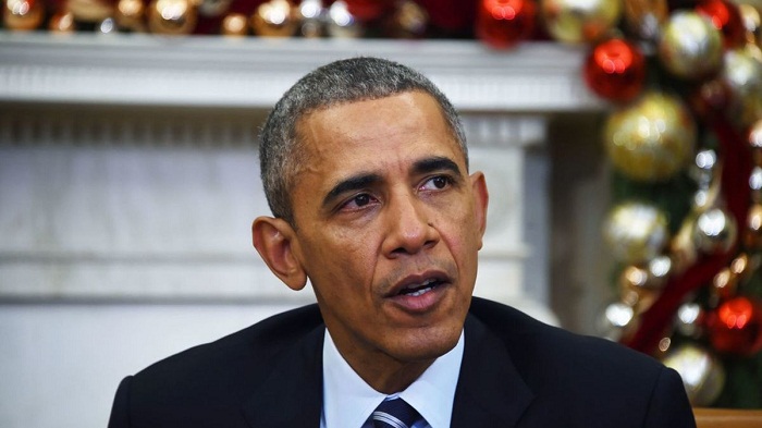 Obama visite les proches des victimes de l`attentat de San Bernardino