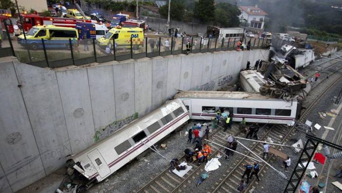 Un train déraille en Espagne : 35 blessés