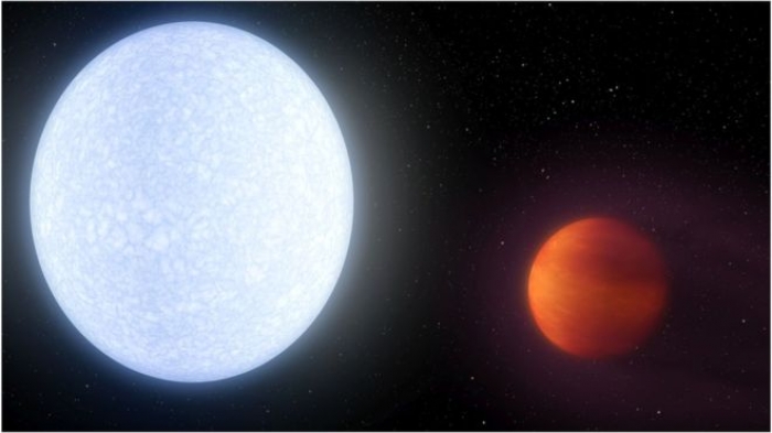 Planet is 'hotter than most stars'