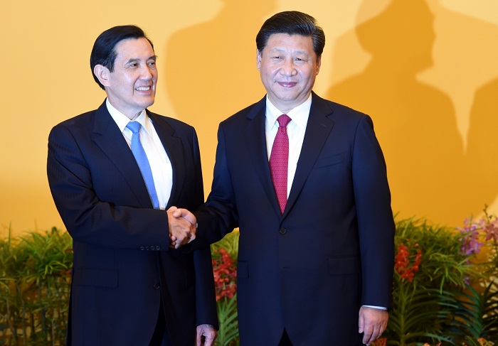 Poignée de main historique entre les présidents chinois et taïwanais