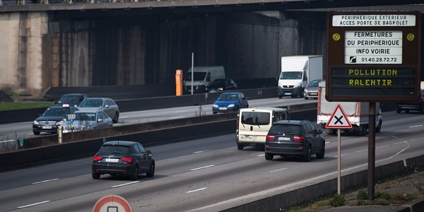 Pollution aux particules fines à Paris vendredi