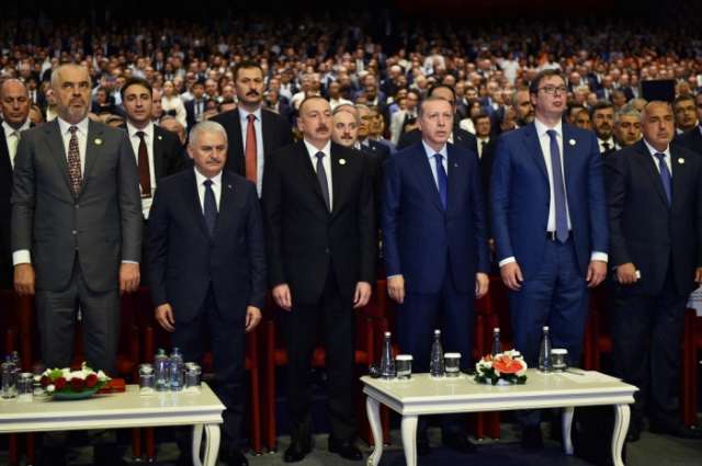 Ilham Aliyev taking part in 22nd World Petroleum Congress in Istanbul - PHOTOS 