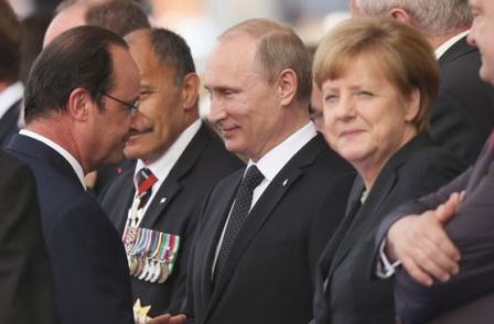 Ollandla Merkel Putinin görüşünə getdi