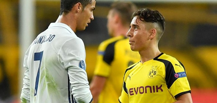 Hier bedankt sich der BVB-Jungstar bei Ronaldo