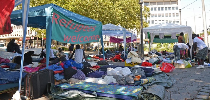 Flüchtlinge planen Protest-Marsch nach Nürnberg