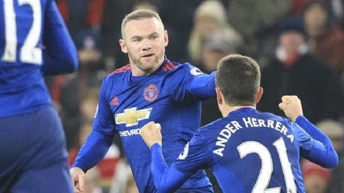 Le 250e but de Rooney avec Manchester United