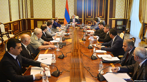 Sarkisian rejette le personnel du Conseil de Sécurité nationale de l`Arménie - Flash info