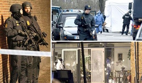 Shots fired at synagogue in Copenhagen