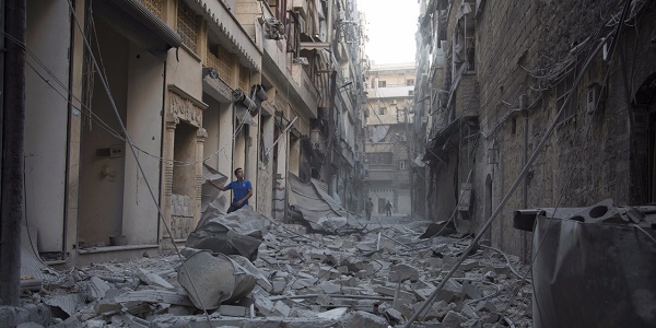 Siège d`Alep en Syrie : l`UE n`envisage pas de sanctions contre la Russie