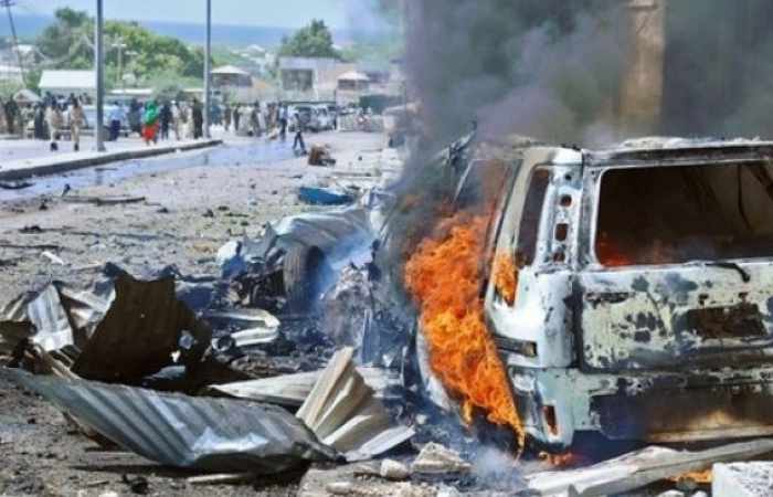 Suicide bomb outside Somali hotel kills at least seven: military