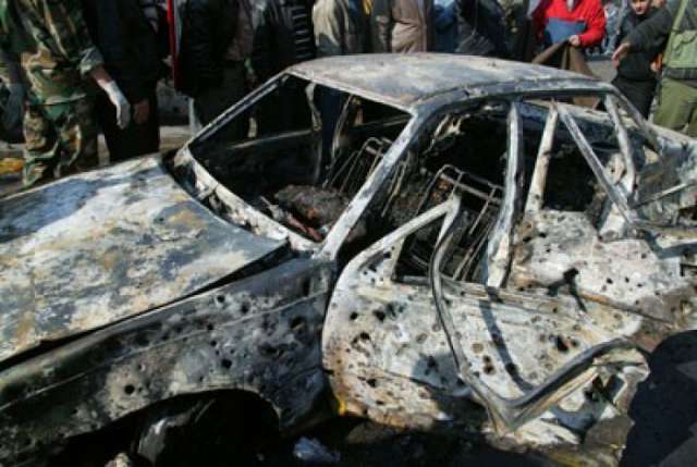 Syrian state TV says at least 8 killed, 12 wounded in Damascus blast