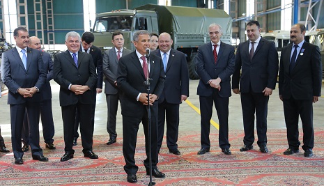 Tatarıstan prezidenti Gəncədə olub – FOTOLAR