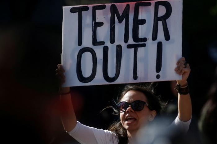 Protesters call for Temer resignation as uncertainty grips Brazil