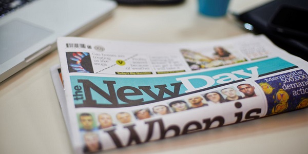 GB: le quotidien The New Day, lancé fin février, s`arrêtera vendredi