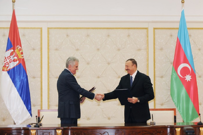 Serbia’s president congratulates Azerbaijani president